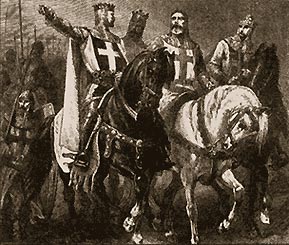 Вожди первого крестового похода (с гравюры Г.Дорэ)